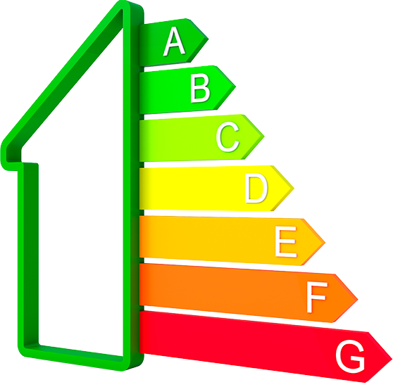 Imagen ilustrativa de la eficiencia energética de una vivienda.