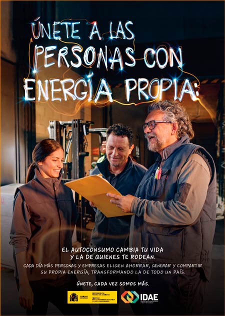 Campaña de autoconsumo del IDAE dirigida a empresas